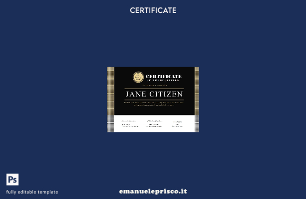 modello di certificato di apprezzamento per insegnanti USA in stile verificato